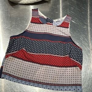 Adorable button up the back tank top for small girl